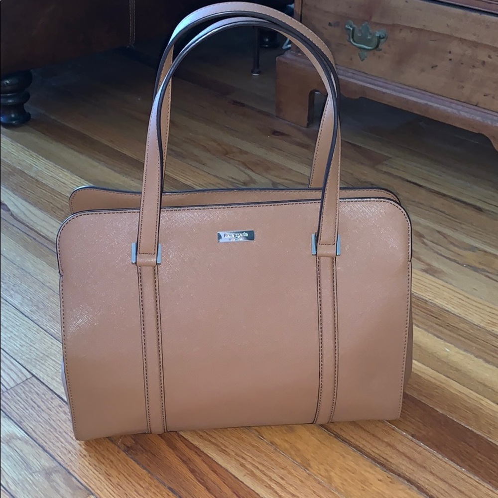 kate spade miles newbury lane light brown tote